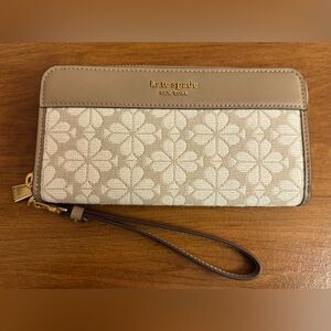 Kate Spade - Spade Flower Zip-Around Continental Wallet